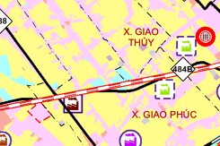 Bản đồ quy hoạch sử dụng đất xã Giao Phúc, tỉnh Ninh Bình thời kỳ 2021 - 2030