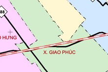Bản đồ quy hoạch giao thông xã Giao Phúc, tỉnh Ninh Bình thời kỳ 2021 - 2030