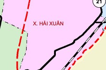 Bản đồ quy hoạch giao thông xã Hải Xuân, tỉnh Ninh Bình thời kỳ 2021 - 2030