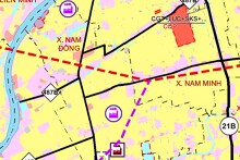Bản đồ quy hoạch sử dụng đất xã Nam Đồng, tỉnh Ninh Bình thời kỳ 2021 - 2030