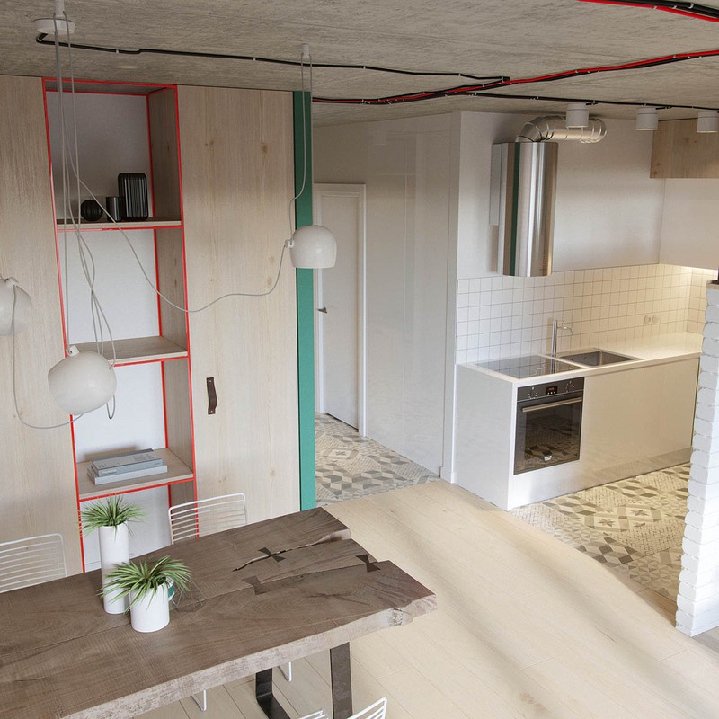 Căn hộ 25 m2 có thiết kế nội thất hợp lí - Ảnh 5.