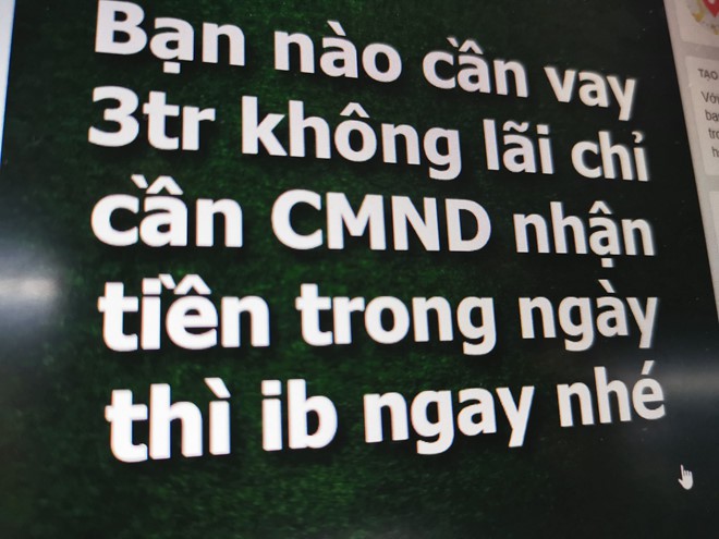 Xuất hiện trò lừa ép người dùng vay online rủi ro cao - Ảnh 1. Xuất hiện trò lừa ép người dùng vay online rủi ro cao - Ảnh 1.