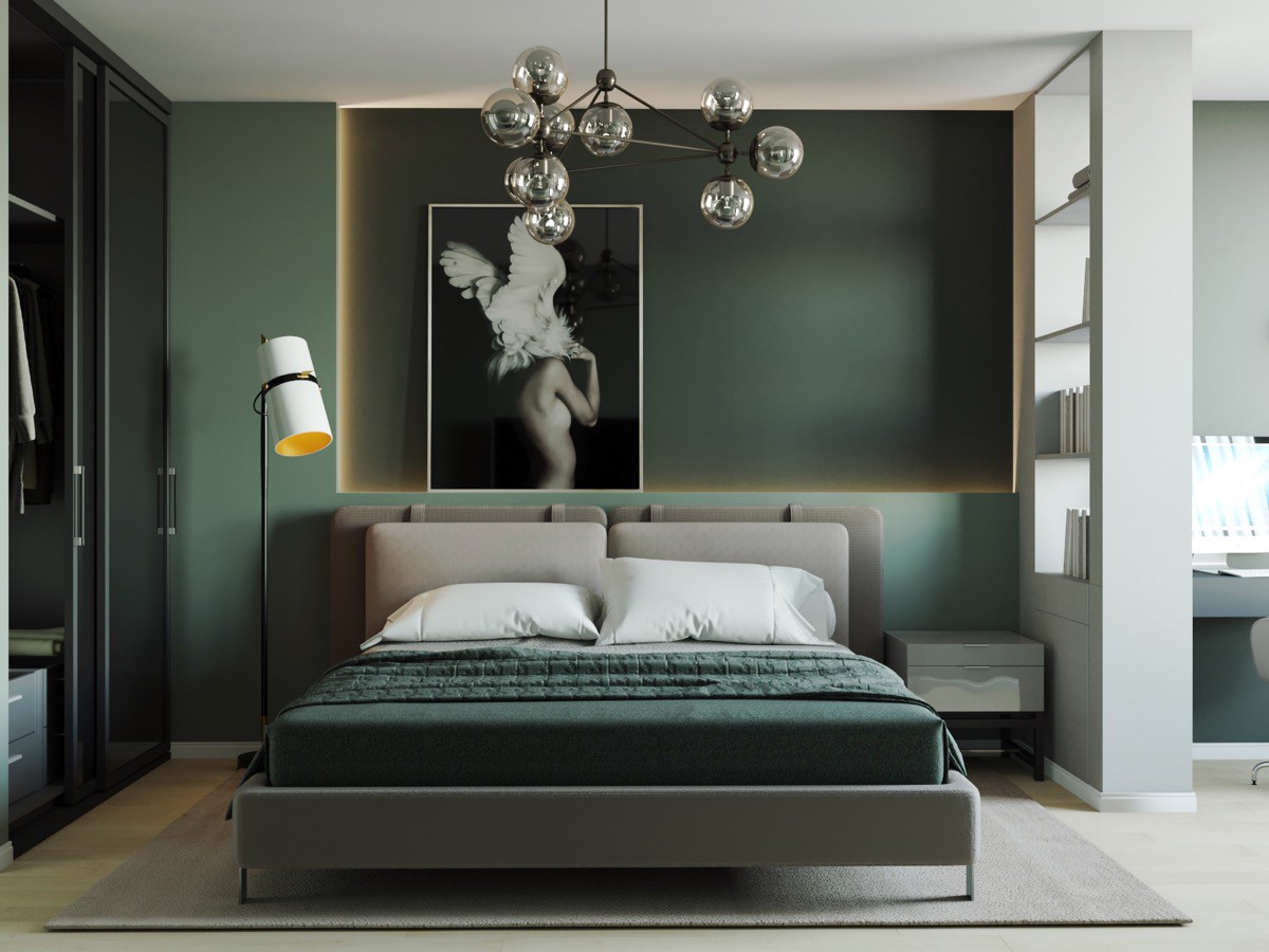 dark-green-bedroom-walls dark-green-bedroom-walls