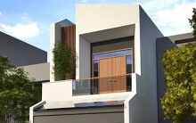 Mẫu nhà phố 2 tầng tuyệt đẹp cho khu đất mặt tiền hẹp