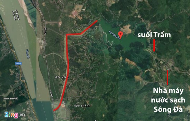 Nước thải từ trang trại lợn có chảy vào nhà máy nước sông Đà? - Ảnh 1. Nước thải từ trang trại lợn có chảy vào nhà máy nước sông Đà? - Ảnh 1.