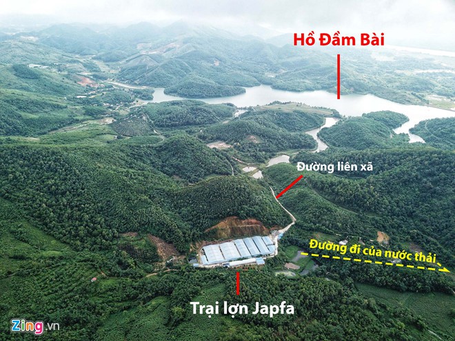 Nước thải từ trang trại lợn có chảy vào nhà máy nước sông Đà? - Ảnh 3. Nước thải từ trang trại lợn có chảy vào nhà máy nước sông Đà? - Ảnh 3.