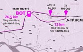 Sắp cấm xe tải, xe khách trên QL1 đoạn qua thị xã Cai Lậy