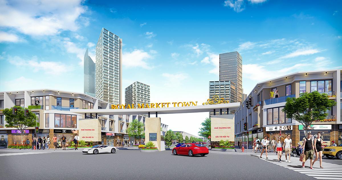 Phố thương gia Royal Market Town dậy sóng thị trường bất động sản Bình Dương - Ảnh 1.