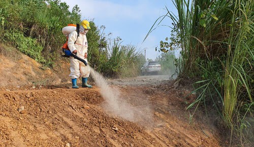 Một tuần đào đất, vét suối xử lí ô nhiễm dầu - Ảnh 3. Một tuần đào đất, vét suối xử lí ô nhiễm dầu - Ảnh 3.