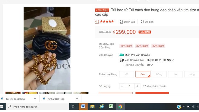 Túi xách Gucci, Chanel, Dior, DG giá 30.000 đồng - Ảnh 3. Túi xách Gucci, Chanel, Dior, DG giá 30.000 đồng - Ảnh 3.