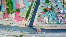 Mỗi ngày các dòng sông Hà Nội nhận 600.000 m3 nước thải