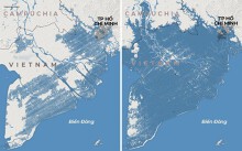 Năm 2050, gần như cả miền Nam chìm dưới nước vì nước biển dâng