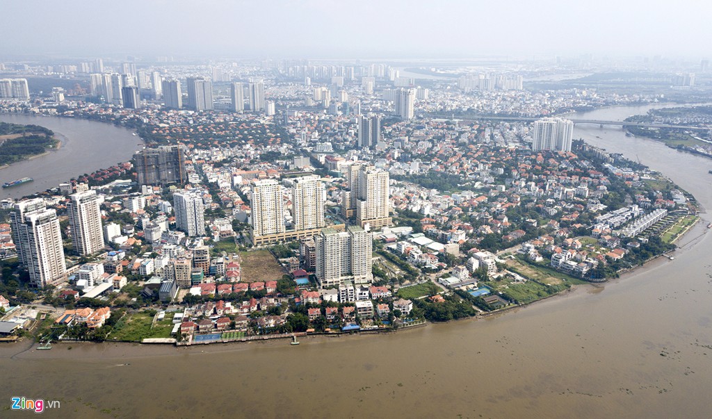 Chung cư, biệt thự ồ ạt mọc lên tại khu nhà giàu bị ngập Thảo Điền - Ảnh 1. Chung cư, biệt thự ồ ạt mọc lên tại khu nhà giàu bị ngập Thảo Điền - Ảnh 1.