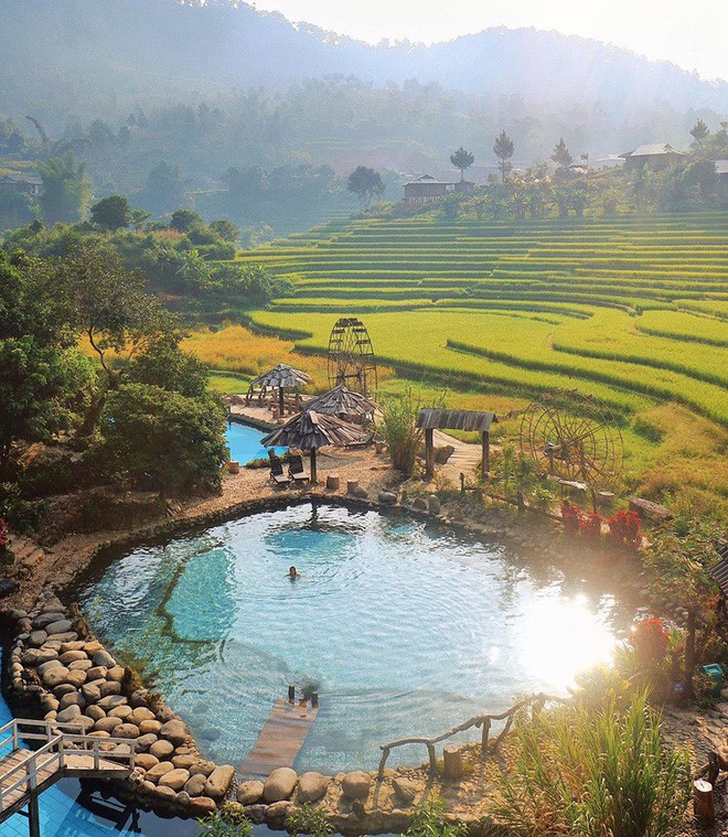 Den Mu Cang Chai trai nghiem suoi nuoc nong Tram Tau hinh anh 1 Den Mu Cang Chai trai nghiem suoi nuoc nong Tram Tau hinh anh 1
