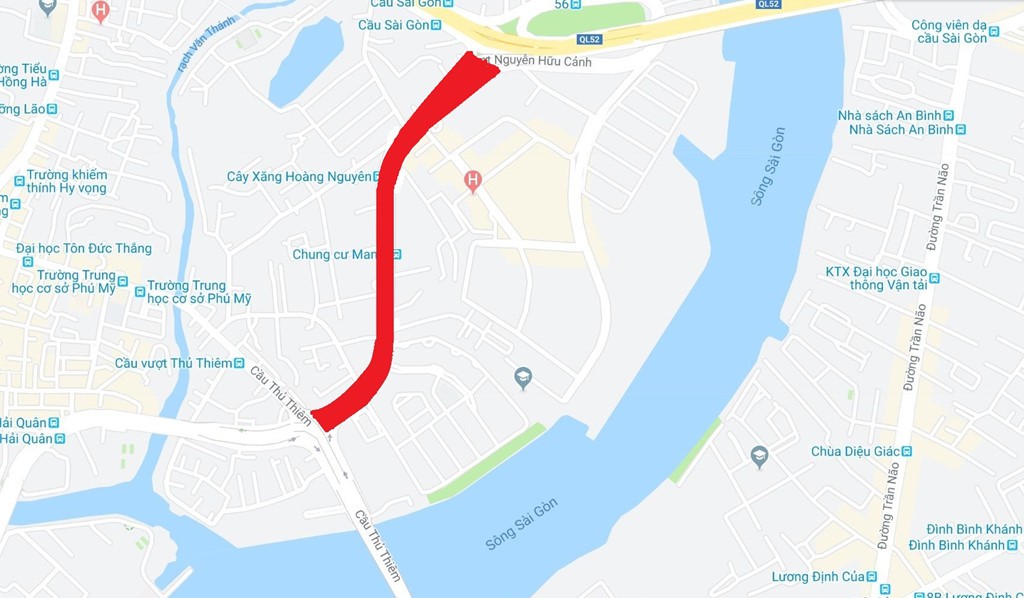 Nâng đường Nguyễn Hữu Cảnh thêm 1,2 m, dân lo nhà biến thành hầm - Ảnh 2.