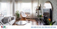 Căn hộ tầng cao sở hữu vẻ đẹp yên bình, giản dị