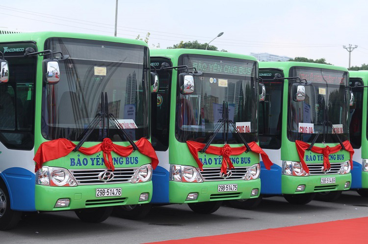Hà Nội có thêm 4 tuyến xe buýt sạch - Ảnh 1. Hà Nội có thêm 4 tuyến xe buýt sạch - Ảnh 1.