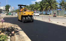 Thảm nhựa đường ven biển đẹp nhất Đà Nẵng sau phản ánh đào xới nham nhở