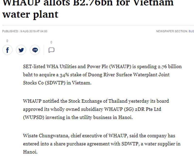 2.000 tỉ thâu tóm nước sông Đuống, Hà Nội tăng giá, đại gia Thái hưởng lợi - Ảnh 4. 2.000 tỉ thâu tóm nước sông Đuống, Hà Nội tăng giá, đại gia Thái hưởng lợi - Ảnh 4.