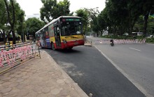 Đường Kim Mã giảm hẳn ùn tắc nhờ điều chỉnh phương án rào đường xây ga ngầm