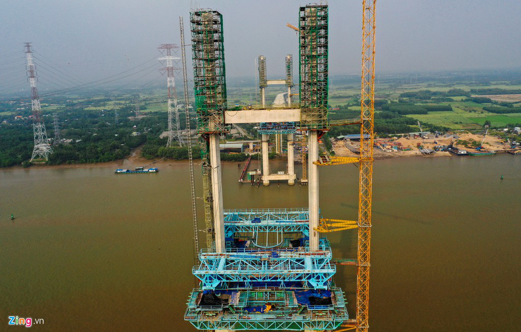 Hai cầu dây văng ở TP HCM có độ tĩnh không cao nhất Việt Nam - Ảnh 6. Hai cầu dây văng ở TP HCM có độ tĩnh không cao nhất Việt Nam - Ảnh 6.