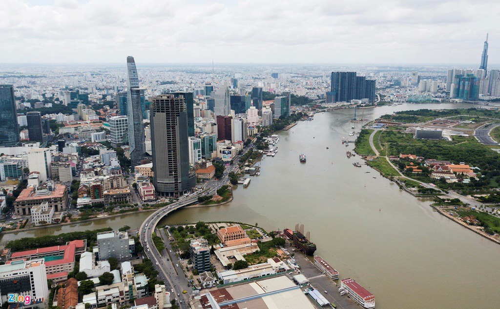 Đường ven sông trung tâm Sài Gòn sau 3 năm thay đổi qui hoạch - Ảnh 1. Đường ven sông trung tâm Sài Gòn sau 3 năm thay đổi qui hoạch - Ảnh 1.