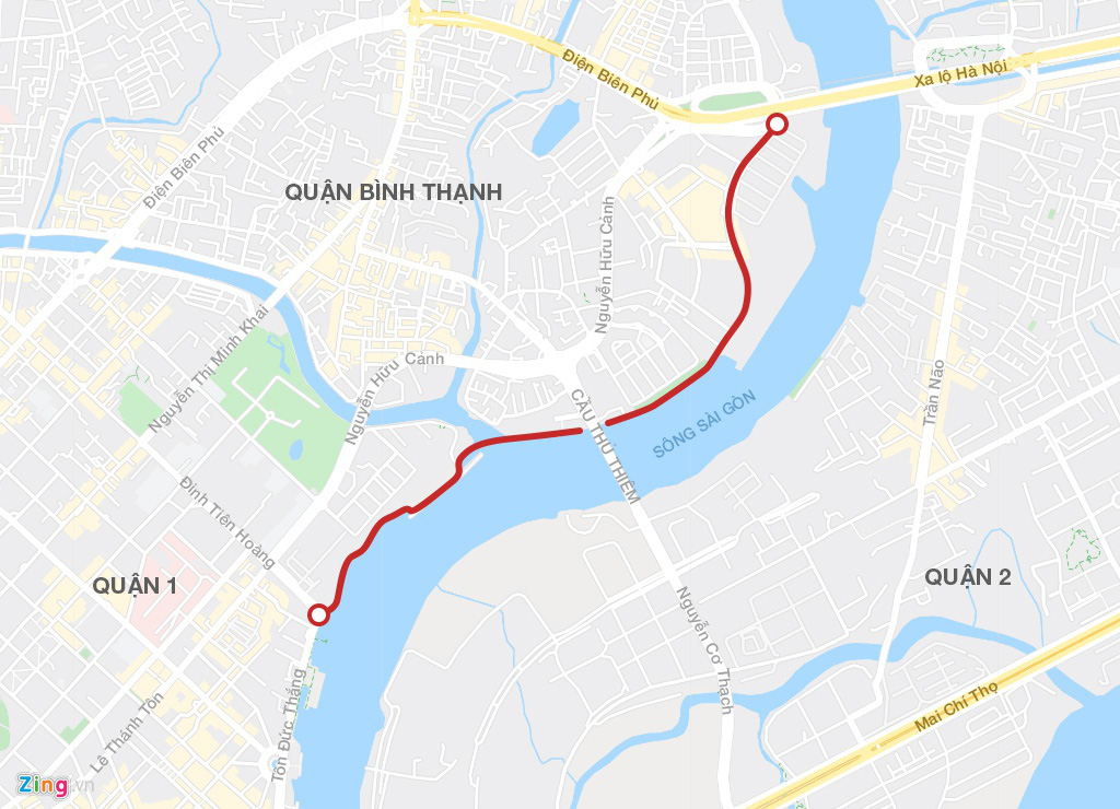 Đường ven sông trung tâm Sài Gòn sau 3 năm thay đổi qui hoạch - Ảnh 2. Đường ven sông trung tâm Sài Gòn sau 3 năm thay đổi qui hoạch - Ảnh 2.