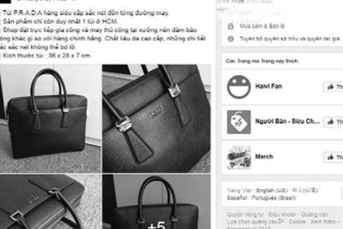 Khó ngăn chặn hàng giả, hàng nhái trên Facebook, Zalo… - Ảnh 1. Khó ngăn chặn hàng giả, hàng nhái trên Facebook, Zalo… - Ảnh 1.