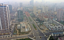 Hà Nội rào chắn, phân luồng đường Nguyễn Văn Huyên kéo dài