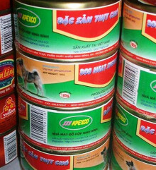 'Đặc sản thịt chó' đóng hộp từng được sản xuất để xuất khẩu