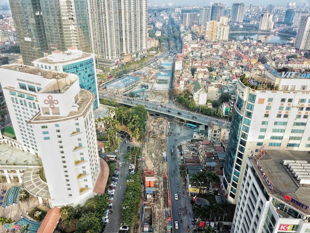 4 đại công trường ngổn ngang giữa thủ đô - Ảnh 9. 4 đại công trường ngổn ngang giữa thủ đô - Ảnh 9.