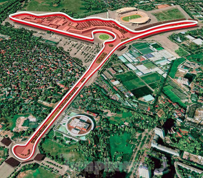 Bay trên đường đua F1 đang thành hình ở Hà Nội - Ảnh 15. Bay trên đường đua F1 đang thành hình ở Hà Nội - Ảnh 15.