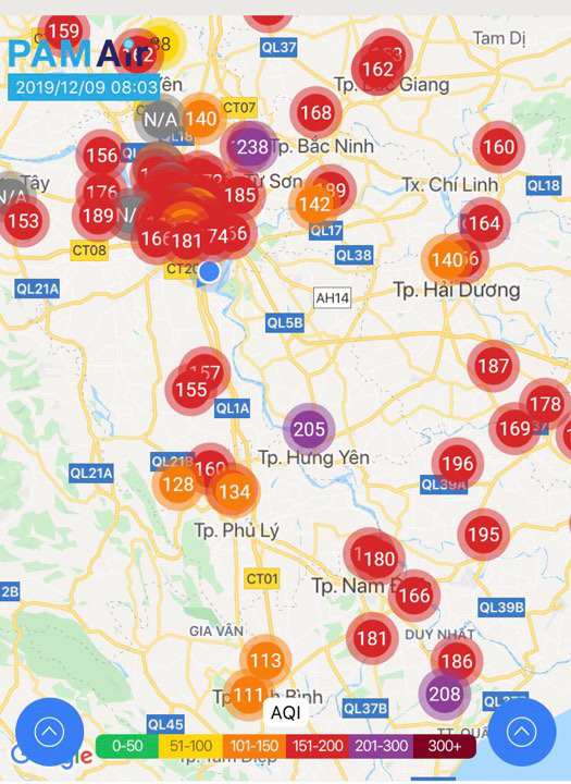 Không khí Hà Nội tái diễn ô nhiễm nghiêm trọng - Ảnh 1. Không khí Hà Nội tái diễn ô nhiễm nghiêm trọng - Ảnh 1.