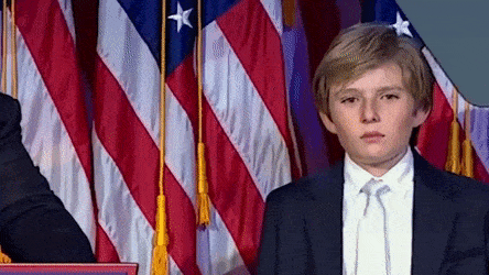 Những khoảnh khắc đáng yêu, gây bão cộng đồng mạng của Barron Trump