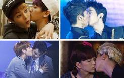12 nụ hôn đồng giới gây 'sốc' của các nam idol Kpop