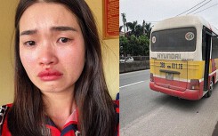 Chụp ảnh xe khách 'đánh võng', nữ hành khách bị đánh dã man