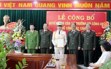 Trưởng Công an TP làm tân Phó Giám đốc Công an tỉnh Điện Biên