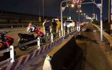 Nam thanh niên chết oan vì tông trúng dải phân cách giữa làn đường xe máy để 'chặn' ô tô