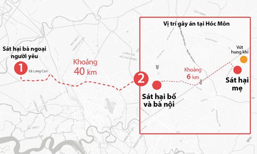 2 giờ gây án của nghi phạm sát hại bốn người - Ảnh 3.