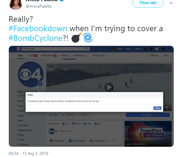 Facebook gặp sự cố nghiêm trọng nhất trong lịch sử, số người chịu ảnh hưởng trên toàn cầu ngày một tăng - Ảnh 3. Facebook gặp sự cố nghiêm trọng nhất trong lịch sử, số người chịu ảnh hưởng trên toàn cầu ngày một tăng - Ảnh 3.