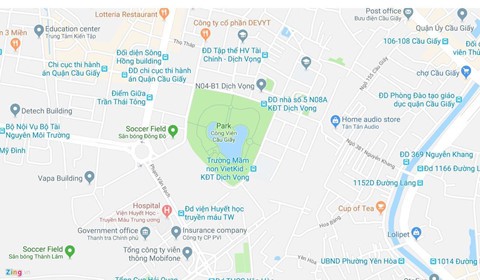 Toàn cảnh lá phổi xanh của Cầu Giấy, bị xin xén đất làm bãi đỗ xe - Ảnh 13.