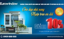 Vietbuild Hà Nội 2019 – Eurowindow khuyến mãi lớn và giới thiệu nhiều sản phẩm mới tới khách hàng