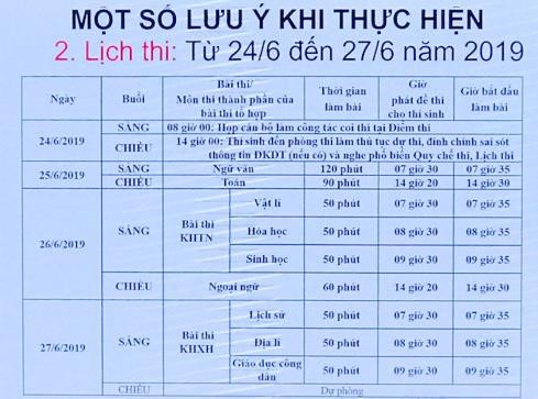 Đã có lịch thi THPT quốc gia 2019 chính thức, 10 ngày nữa thí sinh bắt đầu nộp hồ sơ - Ảnh 1. Đã có lịch thi THPT quốc gia 2019 chính thức, 10 ngày nữa thí sinh bắt đầu nộp hồ sơ - Ảnh 1.