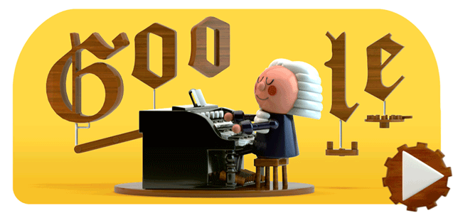 Johann Sebastian Bach được Google kỷ niệm sinh nhật theo một cách đặc biệt - Ảnh 1. Johann Sebastian Bach được Google kỷ niệm sinh nhật theo một cách đặc biệt - Ảnh 1.
