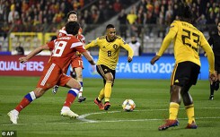 Hazard tỏa sáng, Bỉ dễ dàng khuất phục chủ nhà World Cup 2018