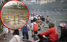 Ba lớp rào chắn xe máy vào đường đi bộ và nền văn hoá giao thông hoang dại ở Việt Nam