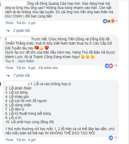 Dân mạng vào làm loạn Facebook, chỉ trích thủ môn Bùi Tiến Dũng nặng nề - Ảnh 3. Dân mạng vào làm loạn Facebook, chỉ trích thủ môn Bùi Tiến Dũng nặng nề - Ảnh 3.