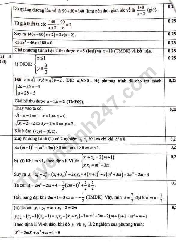 Đề thi thử vào lớp 10 môn Toán năm 2019 Trường liên cấp Tiểu học THCS Ngôi sao Hà Nội lần 2 - Ảnh 3.