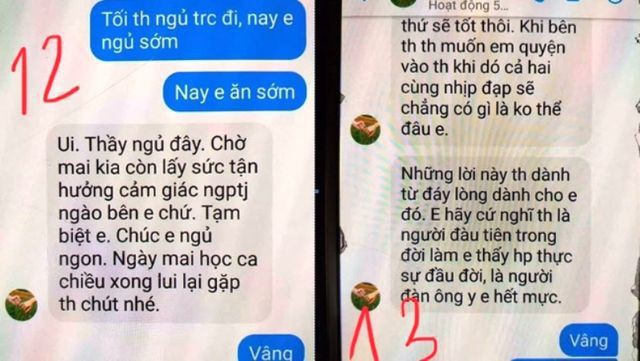 Sở GD&ĐT Thái Bình yêu cầu xác minh vụ thầy giáo trường chuyên nhắn tin gạ tình nữ sinh - Ảnh 1.