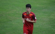 Đình Trọng, Bùi Tiến Dũng sung sức, rạng rỡ trên sân tập trong ngày hội ngộ thầy Park ở U23 Việt Nam